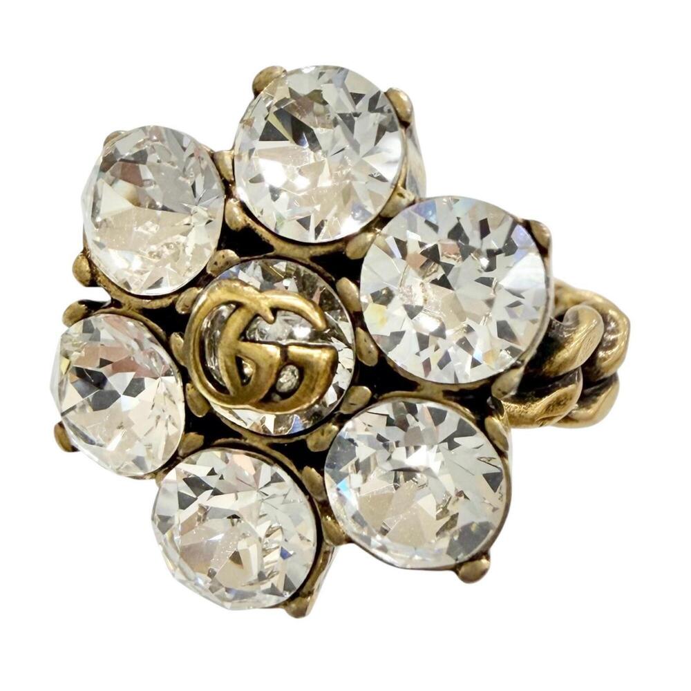 GUCCI Gold GG Marmont Ring
